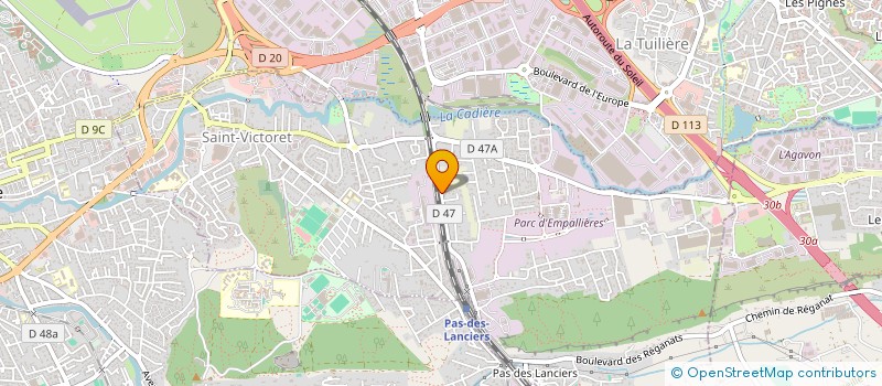 localisation de l'entreprise CICCONEAUD  SAINT-VICTORET