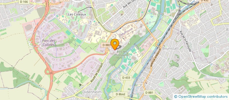 localisation de l'entreprise CICCOU INVEST  BRUNSTATT-DIDENHEIM