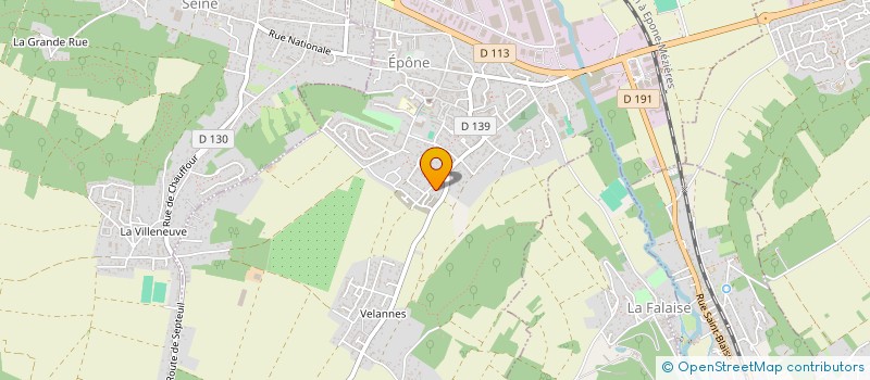 localisation de l'entreprise CICD  EPONE