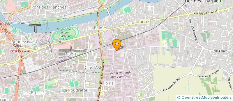 localisation de l'entreprise CICEK  DECINES-CHARPIEU