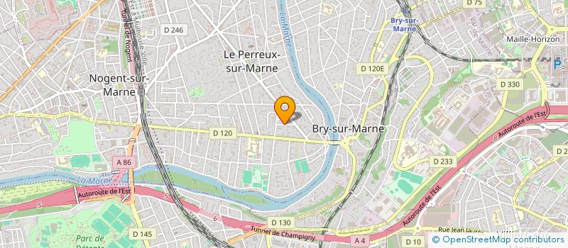 localisation de l'entreprise CICERO & PIXELS à LE PERREUX-SUR-MARNE