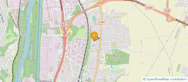 localisation de l'entreprise CICERON  FEYZIN