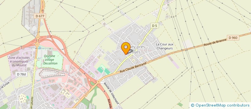 localisation de l'entreprise CICERONE QARA à CRENEY-PRES-TROYES