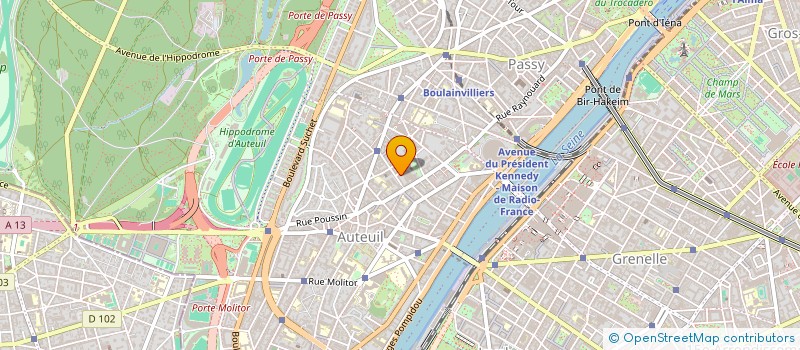 localisation de l'entreprise CICF INFORMATIQUE  PARIS