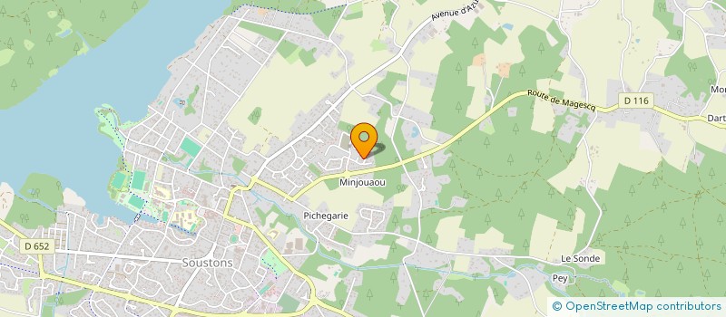 localisation de l'entreprise CICHORIUM  SOUSTONS