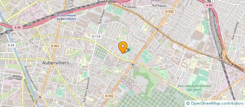 localisation de l'entreprise CICI à AUBERVILLIERS