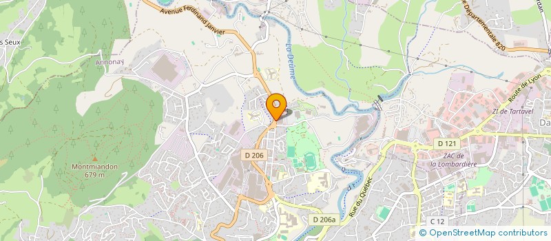 localisation de l'entreprise CICI & YASAR BAT à ANNONAY