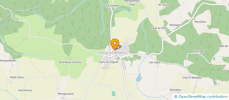 localisation de l'entreprise CICINDELE à KERGRIST-MOELOU