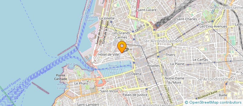 localisation de l'entreprise CICINDELE à MARSEILLE
