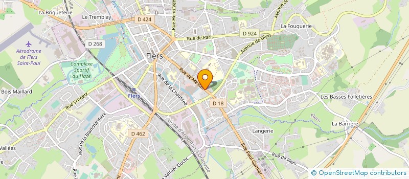 localisation de l'entreprise CICLEO à FLERS