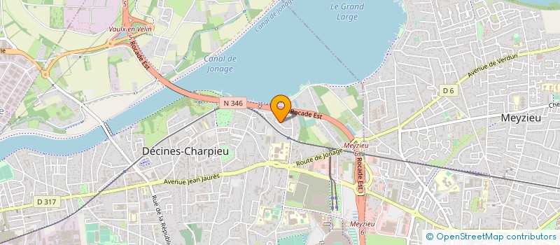 localisation de l'entreprise CICM  DECINES-CHARPIEU