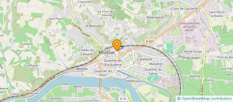 localisation de l'entreprise CICM à MOISSAC