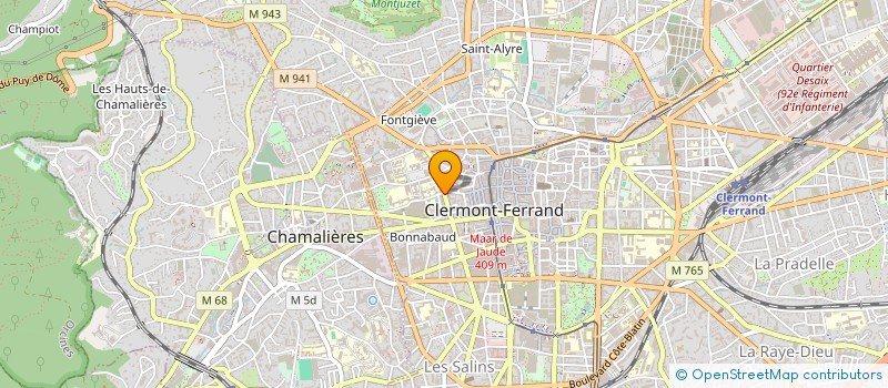 localisation de l'entreprise CICO PROMOTION  CLERMONT-FERRAND