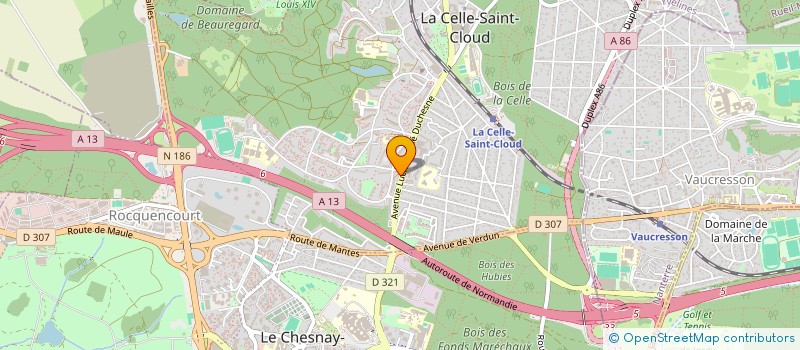 localisation de l'entreprise CICOM  LA CELLE-SAINT-CLOUD