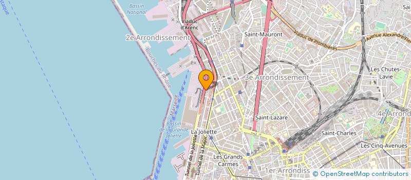 localisation de l'entreprise CICONIA à MARSEILLE