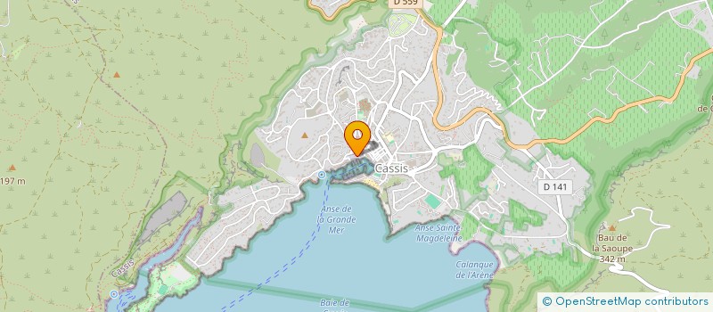 localisation de l'entreprise CICOT HOLDING LEDC  CASSIS