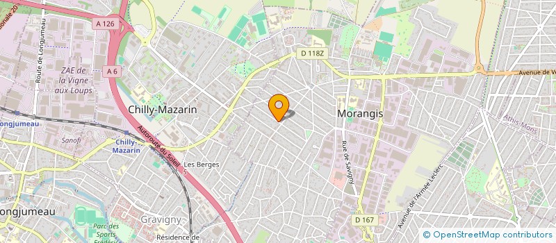 localisation de l'entreprise CICP à MORANGIS