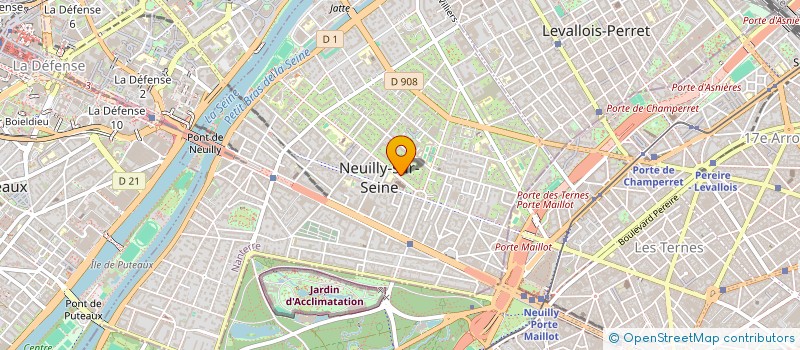 localisation de l'entreprise CICTA à NEUILLY-SUR-SEINE