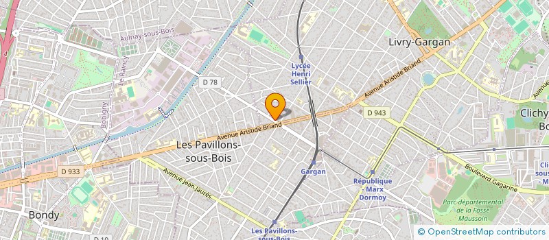 localisation de l'entreprise CICTOR BAT  LIVRY-GARGAN