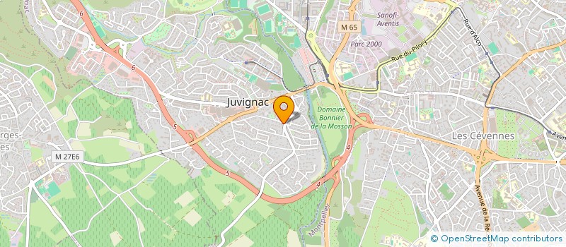 localisation de l'entreprise CID  JUVIGNAC