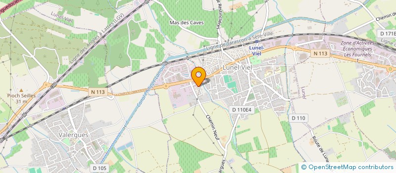 localisation de l'entreprise CID  LUNEL-VIEL