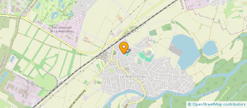 localisation de l'entreprise CID  LA WANTZENAU