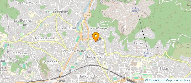 localisation de l'entreprise CID COM  TOULON