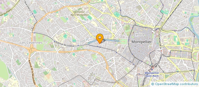 localisation de l'entreprise CID INTERNATIONAL à MONTPELLIER