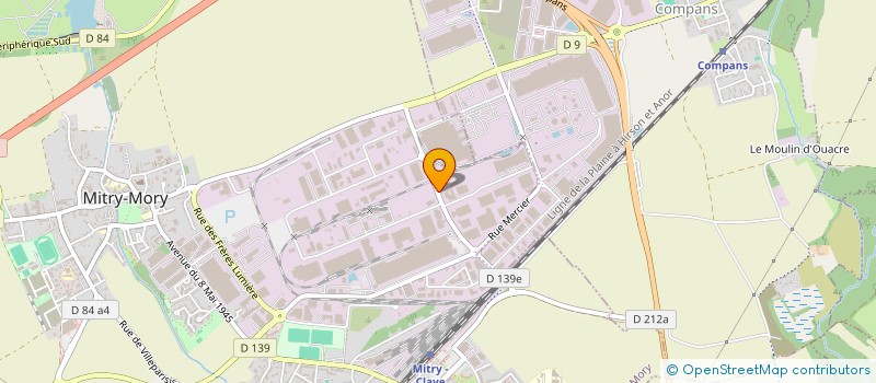 localisation de l'entreprise CID MAINTENANCE  MITRY-MORY