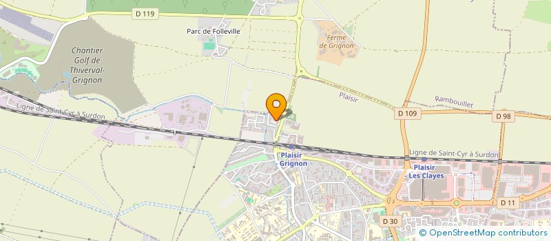 localisation de l'entreprise CID-RESEAUX à PLAISIR