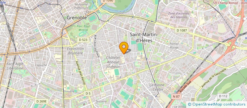 localisation de l'entreprise CIDADE à GRENOBLE