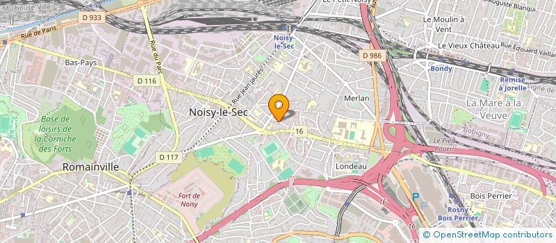 localisation de l'entreprise CIDALEX & CO à NOISY-LE-SEC