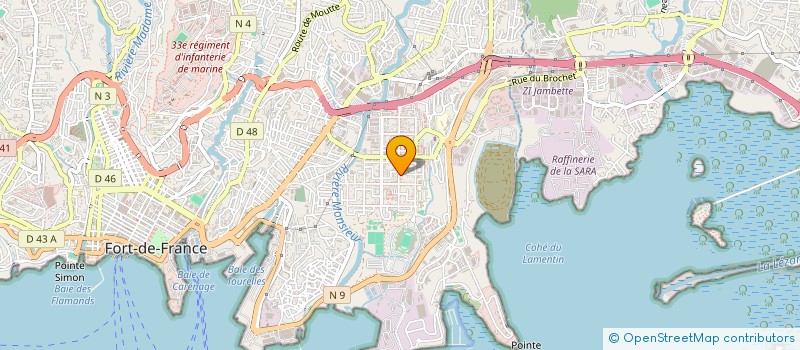 localisation de l'entreprise CIDANTILLES.CMA  FORT-DE-FRANCE