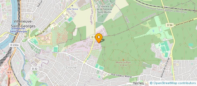 localisation de l'entreprise CIDE ELEC à CROSNE