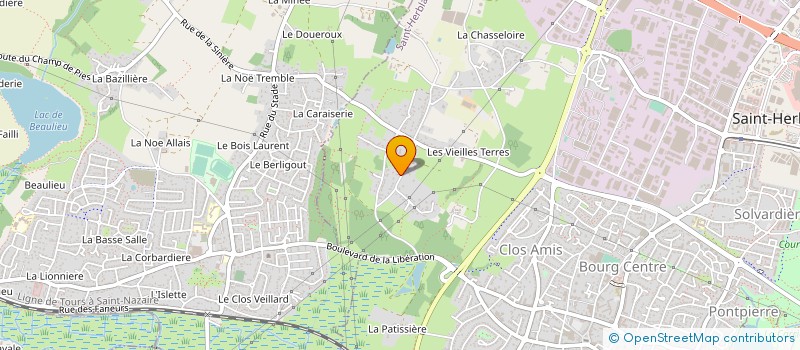 localisation de l'entreprise CIDEL SERVICES BRETAGNE PAYS DE LOIRE à SAINT-HERBLAIN