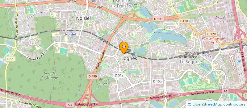 localisation de l'entreprise CIDELCEM INDUSTRIES SERVICES à LOGNES