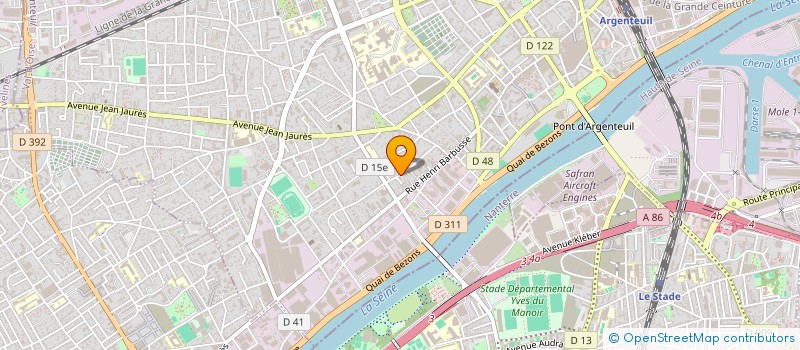 localisation de l'entreprise CIDEMES à ARGENTEUIL