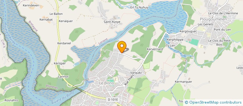 localisation de l'entreprise CIDEOH à LE BONO