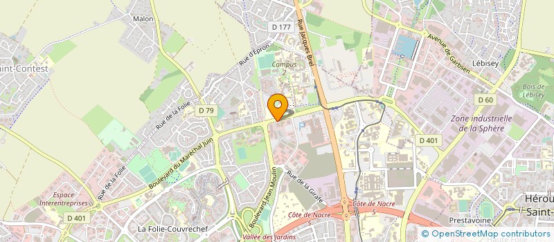 localisation de l'entreprise CIDES CENTRE INSERT DIPLOM ENS à CAEN