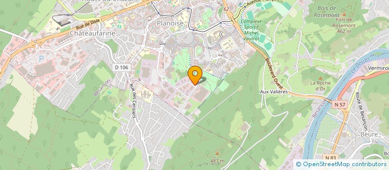 localisation de l'entreprise CIDEST à BESANCON