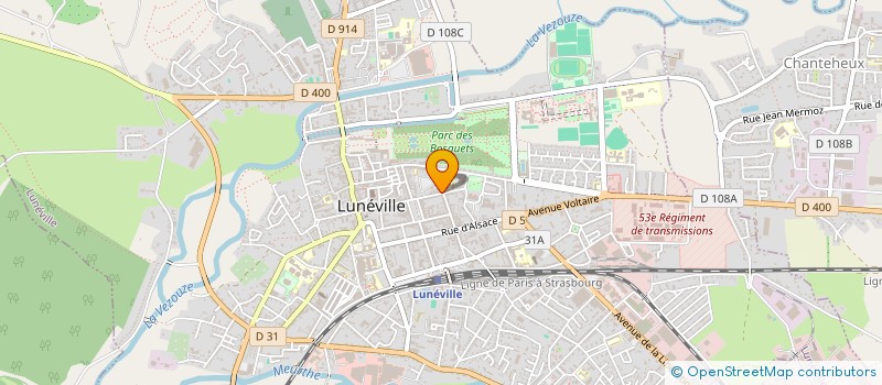 localisation de l'entreprise CIDF à LUNEVILLE