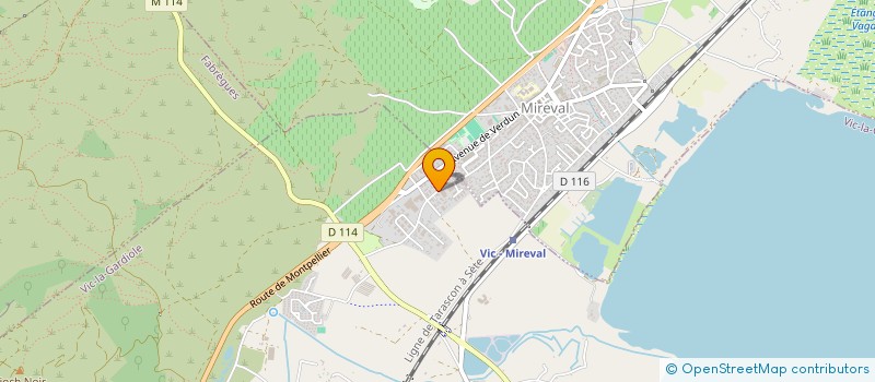 localisation de l'entreprise CIDIRAMI  VIC-LA-GARDIOLE