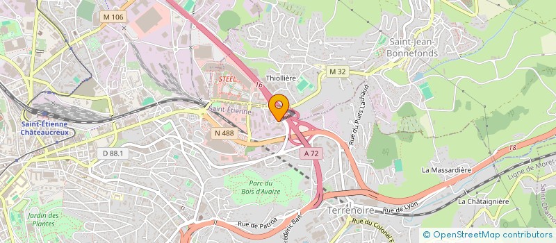 localisation de l'entreprise CIDO FORMATION à SAINT-ETIENNE