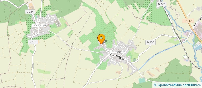 localisation de l'entreprise CIDOU à MIETESHEIM