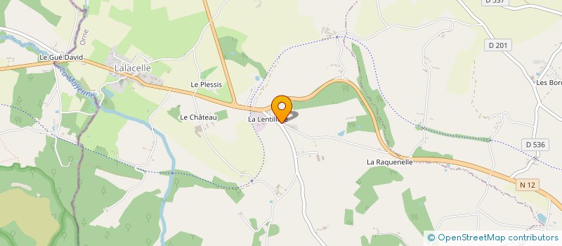 localisation de l'entreprise CIDRE FOURNIER - FOURNIER FRERES SARL à LALACELLE