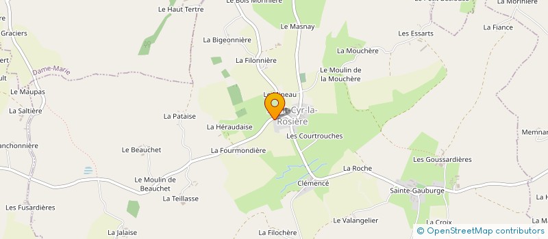 localisation de l'entreprise CIDRE VICIOUS à SAINT-CYR-LA-ROSIERE