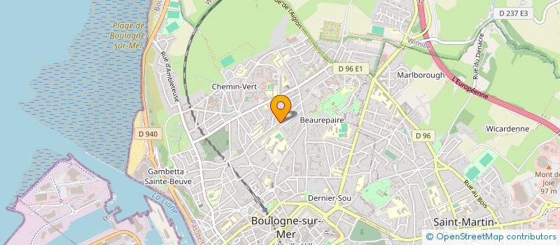 localisation de l'entreprise CIDRERIE BOULONNAISE à BOULOGNE-SUR-MER