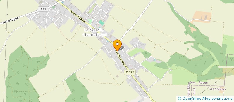 localisation de l'entreprise CIDRERIE DE L'ERMITAGE MONNIER ET CIE  LA NEUVILLE-CHANT-D'OISEL