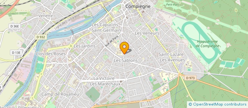 localisation de l'entreprise CIDRERIE OSMIA  COMPIEGNE