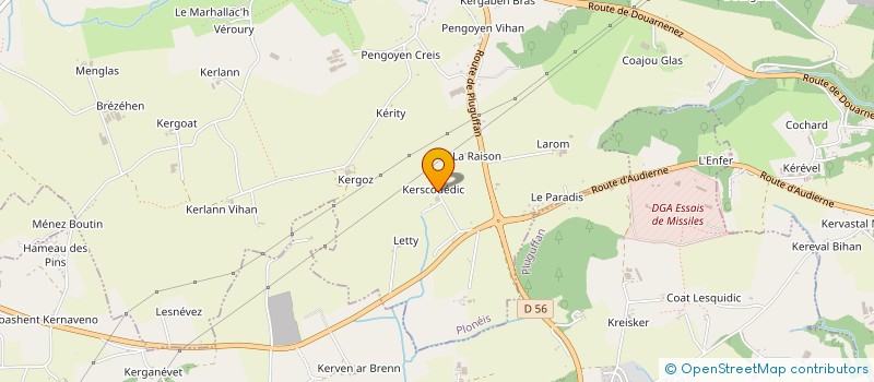 localisation de l'entreprise CIDRERIE PAUL COIC  PLONEIS